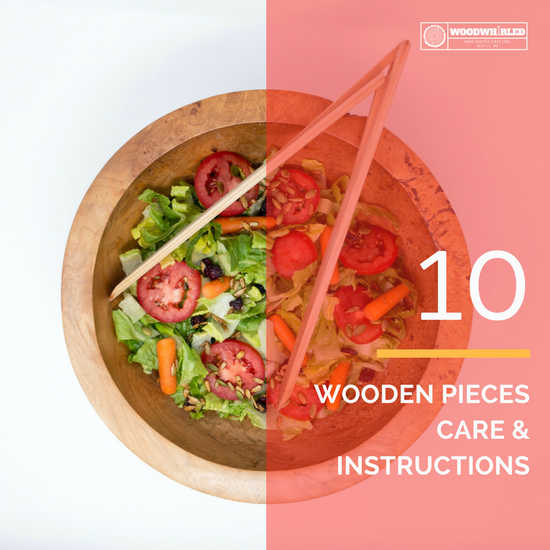 Wooden Pieces, Care & Instructions